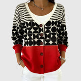 Jacqueline - Bequemer Strickcardigan mit Knöpfen