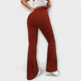 Lockere Hosen mit weitem Bein
