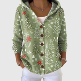 Ghislaine - Bequemer Strickcardigan mit Kapuze