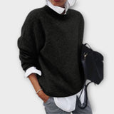 Loredana - Olivgrüner weicher Pullover