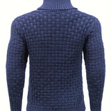 Elías – Stylischer Pullover mit Kragen und Knöpfen