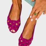 Caterina - Vibrierende Sommer Sandalen Geflochten