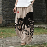 Amandine – Weite Hose mit maritimem Muster