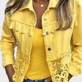 Brooklyn - Jacke mit Fransen und Spitze