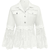 Addison - Jacke mit Spitzen-Einsätzen