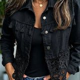 Brooklyn - Jacke mit Fransen und Spitze