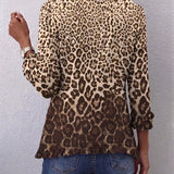 Abigail - Jacke mit Rüschen im Leopardenmuster