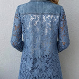 Harper - Jacke mit Spitzen-Einsätzen