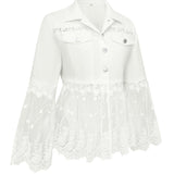 Addison - Jacke mit Spitzen-Einsätzen