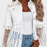 Addison - Jacke mit Spitzen-Einsätzen