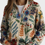 Tabitha - Botanischer Garten Floral Zip Cardigan